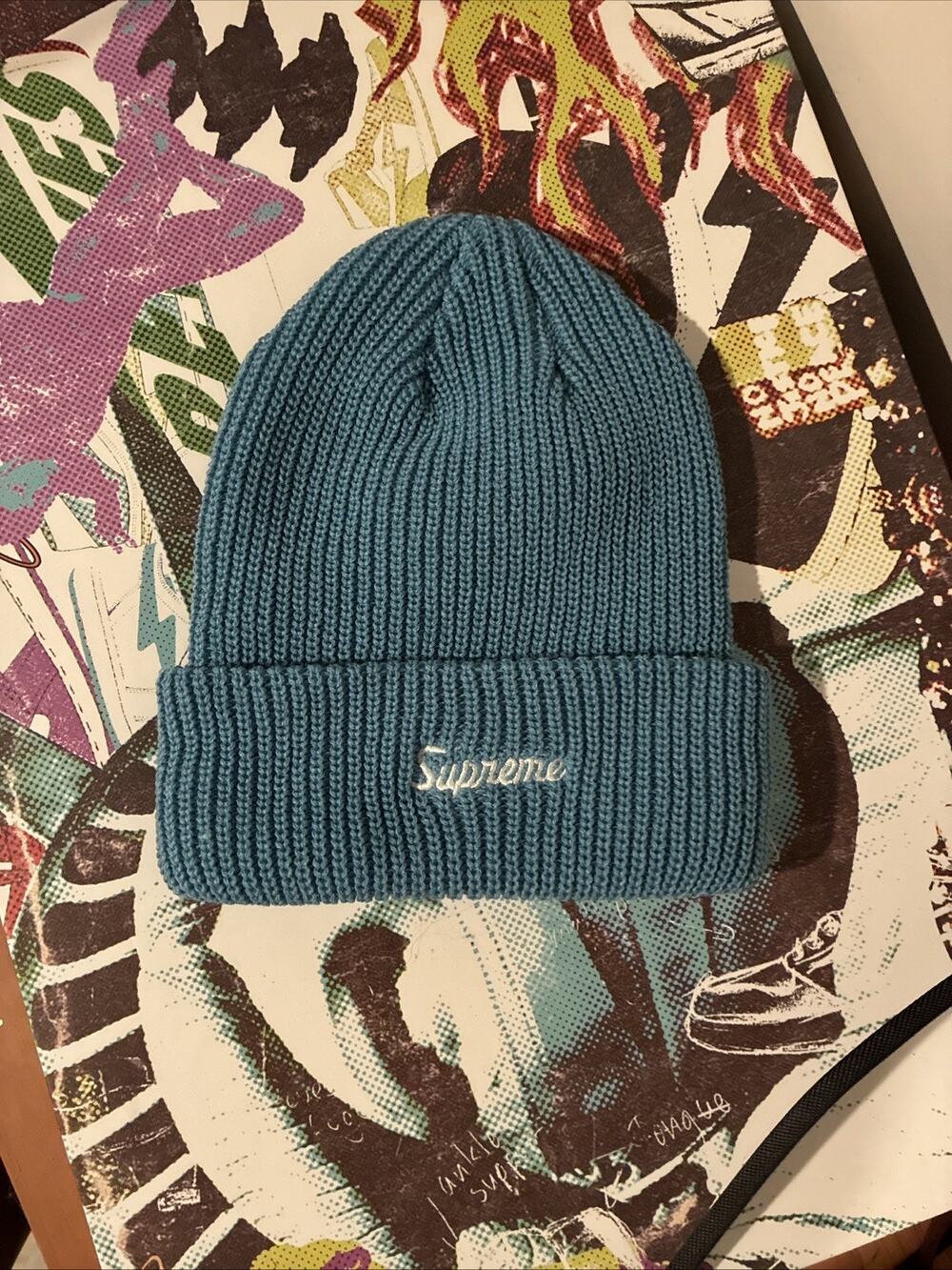 FW21 - SUPREME LOOSE GAUGE BEANIE Slate